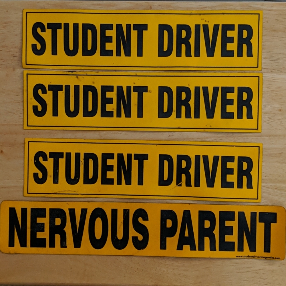 Student driver magnets
